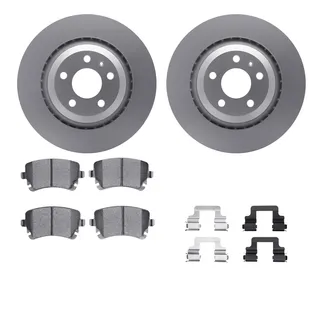 R1 Concepts WDTH1-73021 Brake Rotors - Carbon Coated W/ Euro Ceramic Pads & Hdw